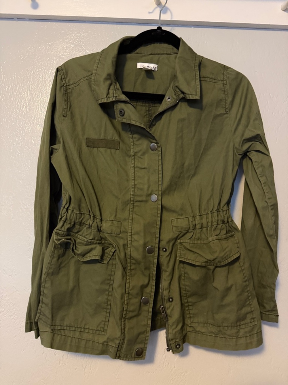 Abound Olive Utility Jacket with Front Pockets